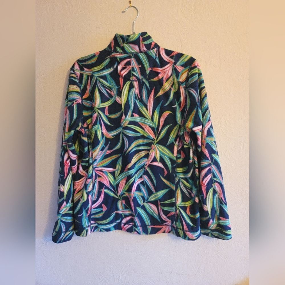 Tommy Bahama Tropical Lightweight Fleece Pullover, Size Medium - Picture 3 of 6
